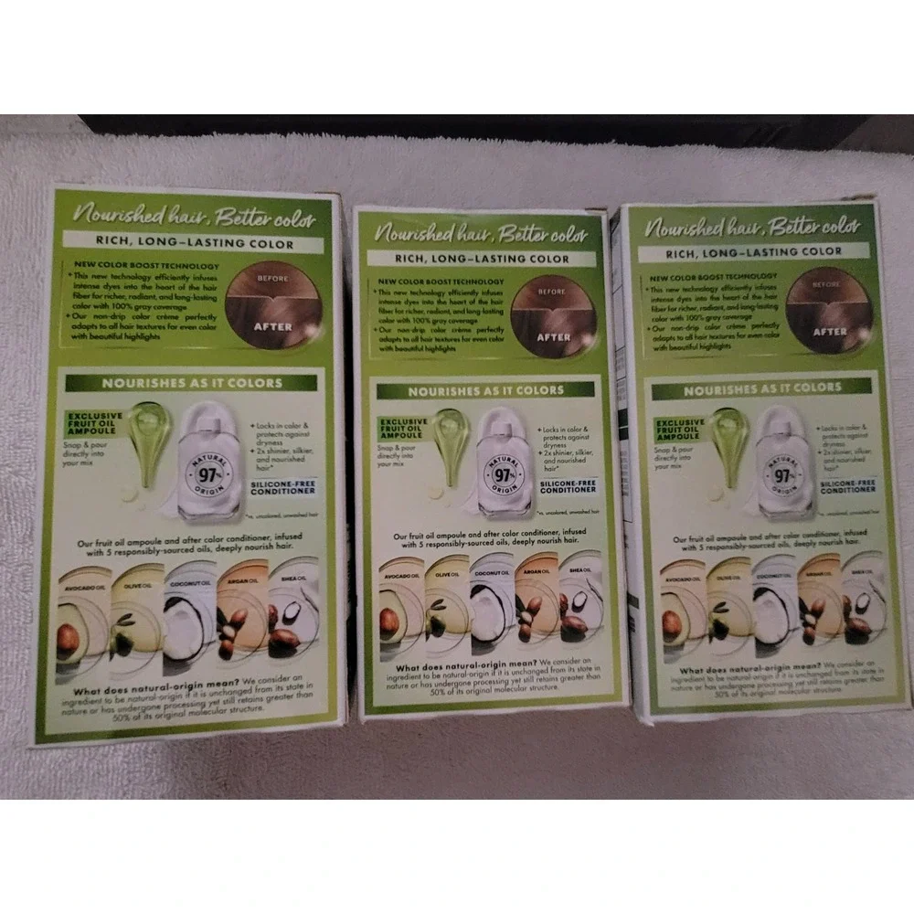 3 Garnier Nutrisse Ultra Creme - 811 Medium Extra Ash Blonde, Frozen Mochaccino